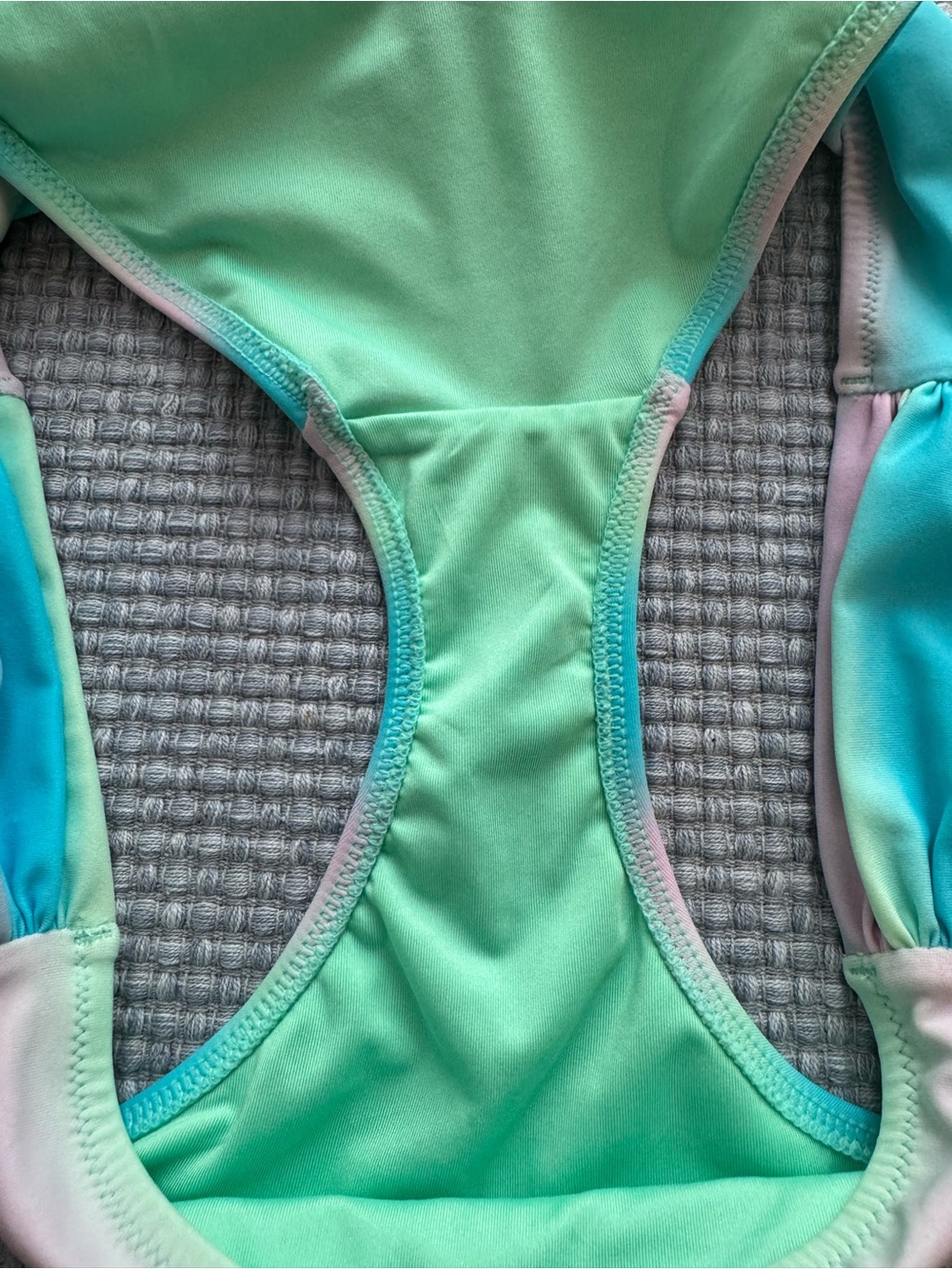 Victoria's Secret Pastel Ombre Bikini Bottoms - Mint, Aqua & Pink - Picture 5 of 7